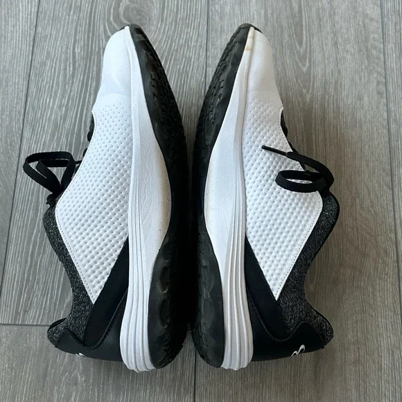 Men’s Boombah Vortx AWR White/Black/Gray Turf Shoes - Picture 6 of 7